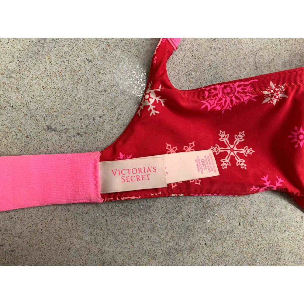 Victoria's Secret Womens Size 34dd Push Up Pigeonnant Lined Underwire Bra View 5